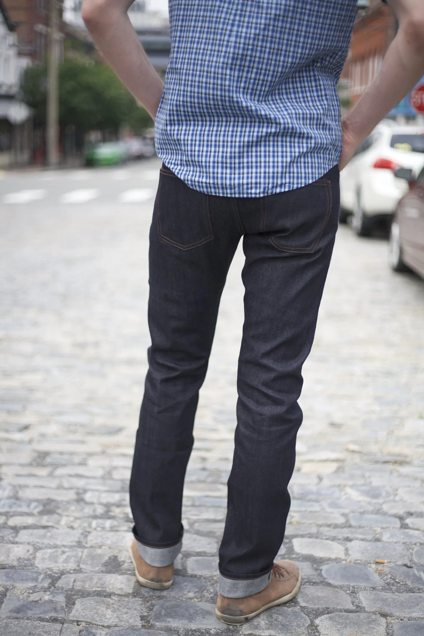 UB122 11oz Skinny Fit Stretch Raw Selvedge Denim Indigo