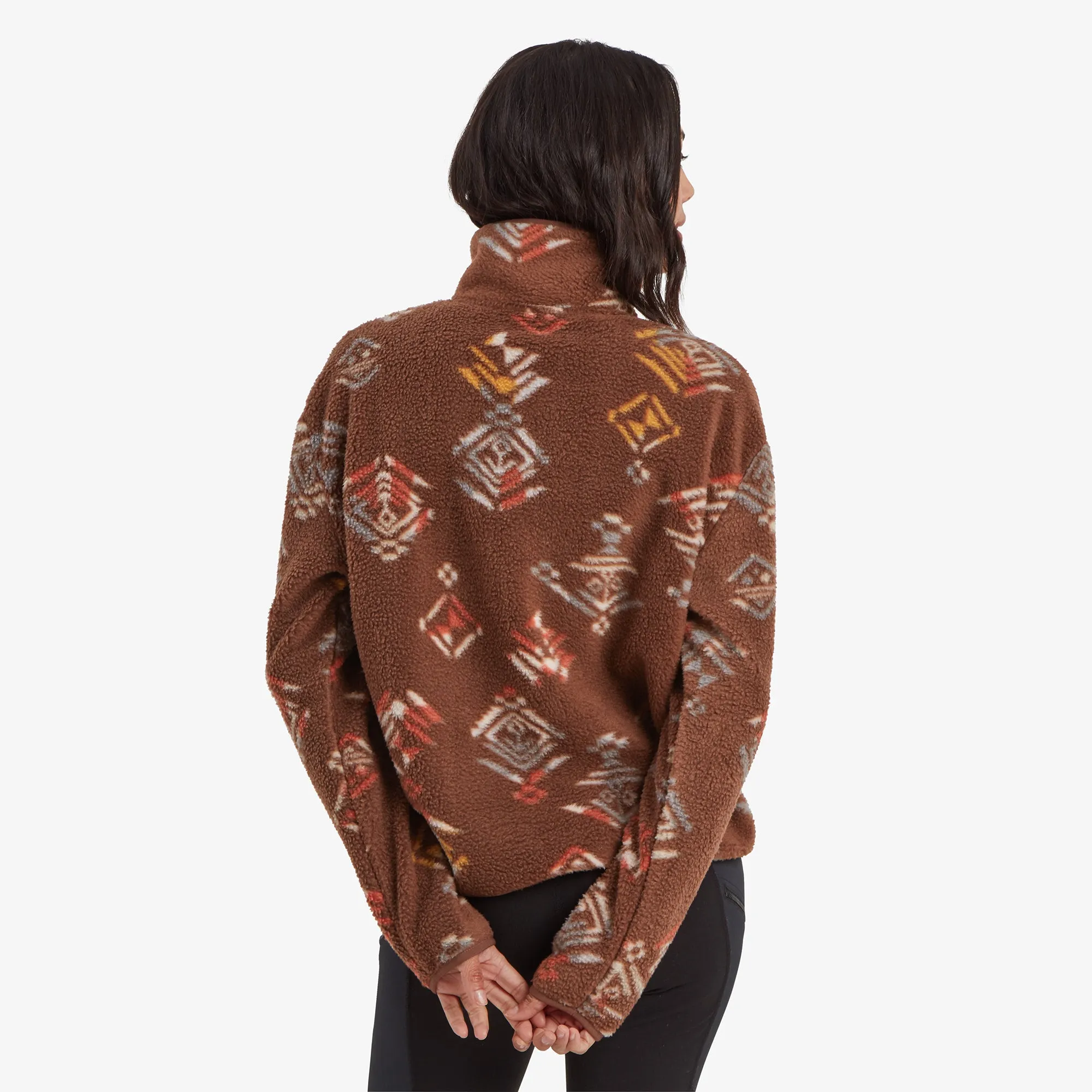 Uddesya Eco Quarter Zip Jacket - Cappuccino Yathra