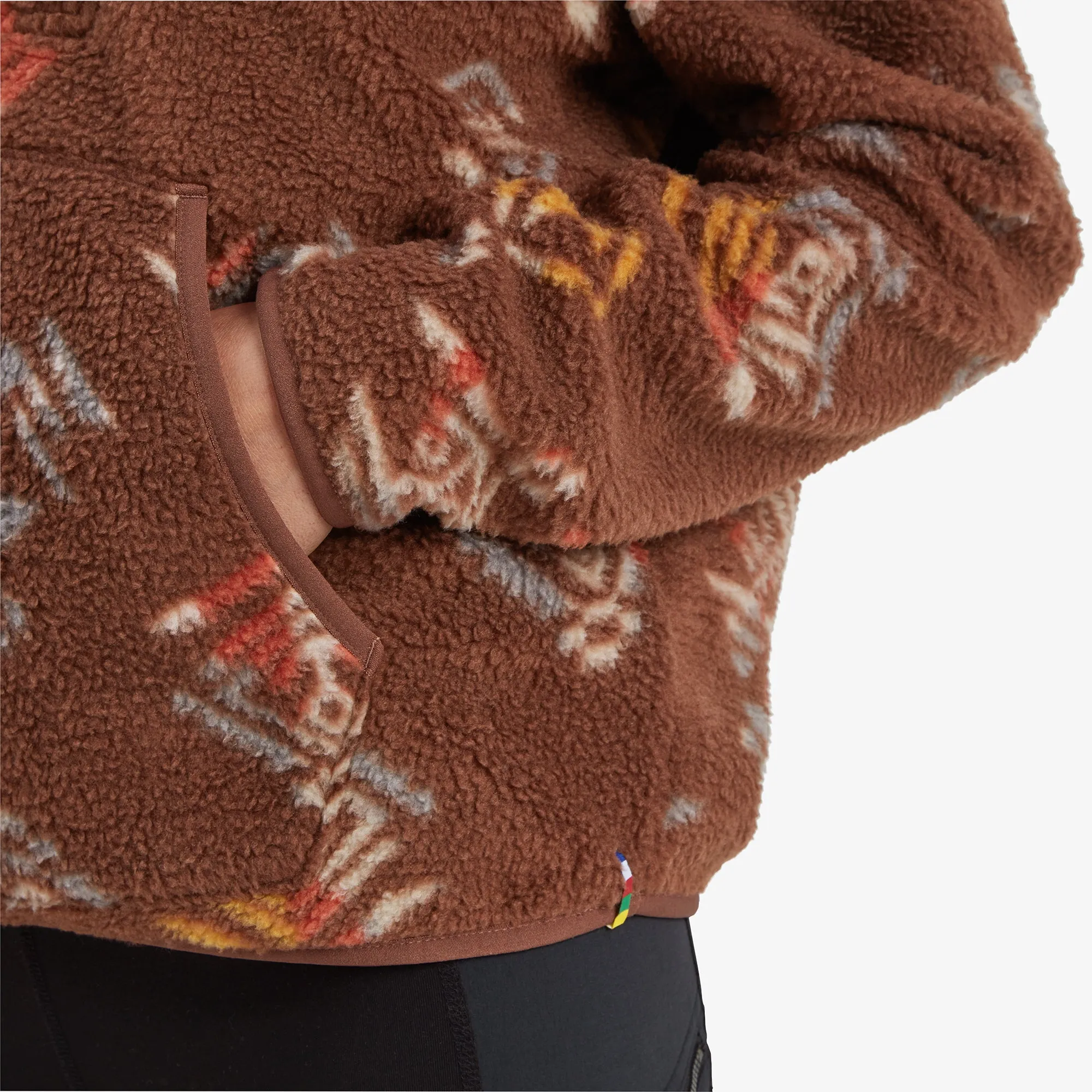 Uddesya Eco Quarter Zip Jacket - Cappuccino Yathra