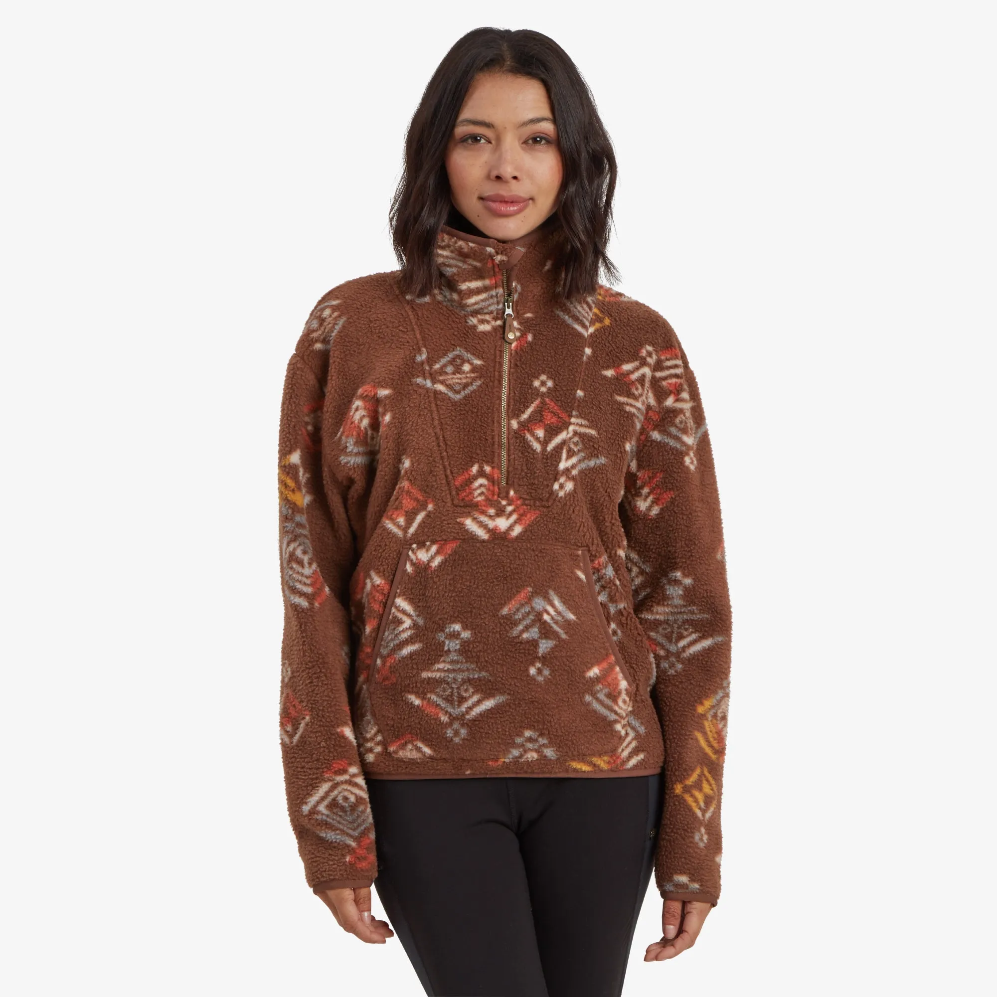Uddesya Eco Quarter Zip Jacket - Cappuccino Yathra