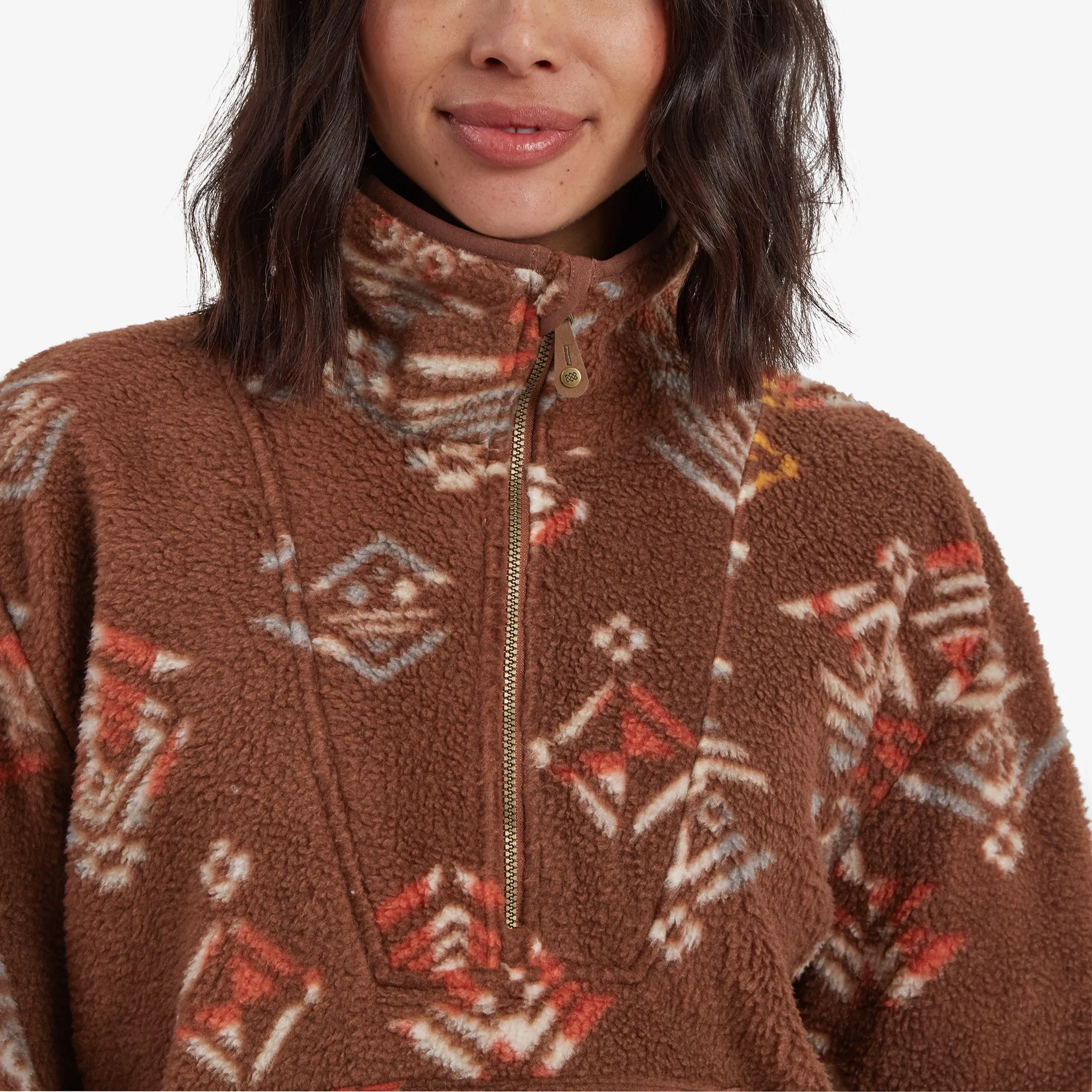 Uddesya Eco Quarter Zip Jacket - Cappuccino Yathra
