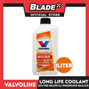 Valvoline Long Life Coolant RTU Pre-Diluted Phosphate & Silicate Free 1L