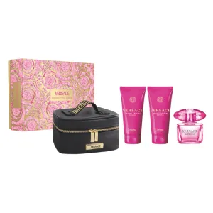 Versace Bright Crystal Absolu For Women Set EDP 90ml   Perfumed Body Lotion 100ml   Perfumed Shower Gel 100ml   Small Beauty Case