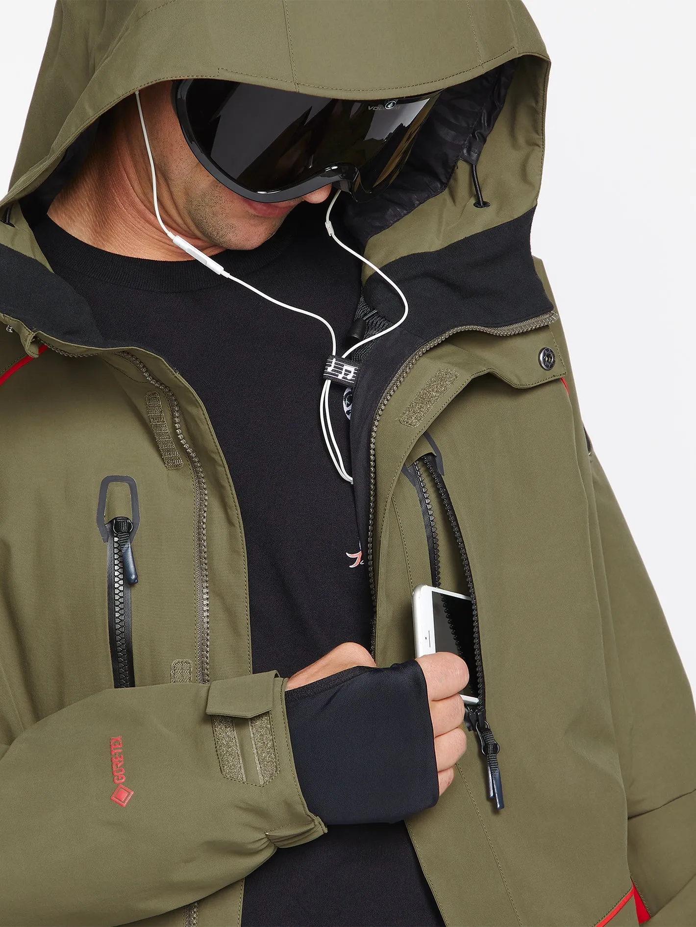 Veste de snow Tds 2L Gore-Tex - Dark Teak