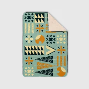 VOITED CloudTouch® Indoor/Outdoor Camping Blanket  - Nordic Forest
