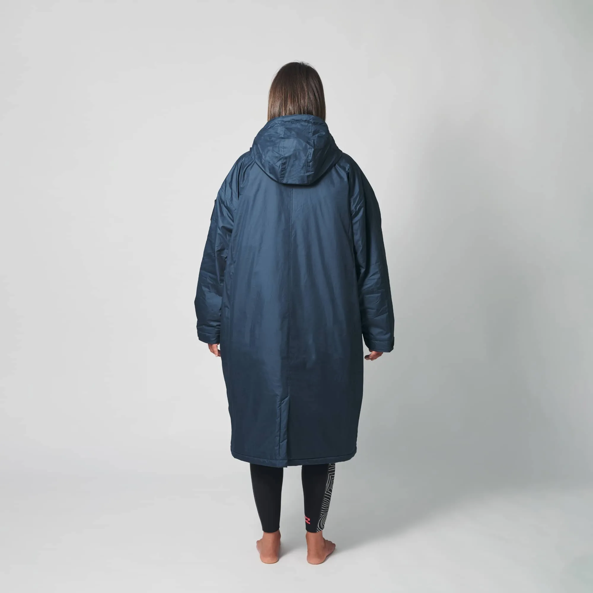 VOITED Original Outdoor Change Robe & Drycoat for Surfing, Camping, Vanlife & Wild Swimming  - Ocean Navy