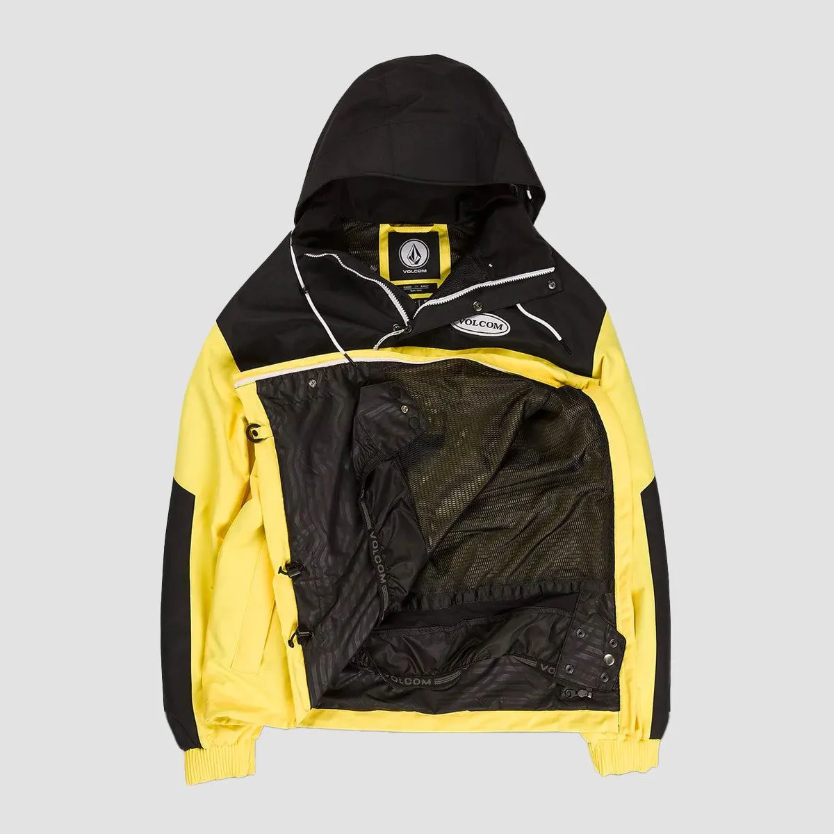 Volcom Longo Pullover Snow Jacket Faded Lemon
