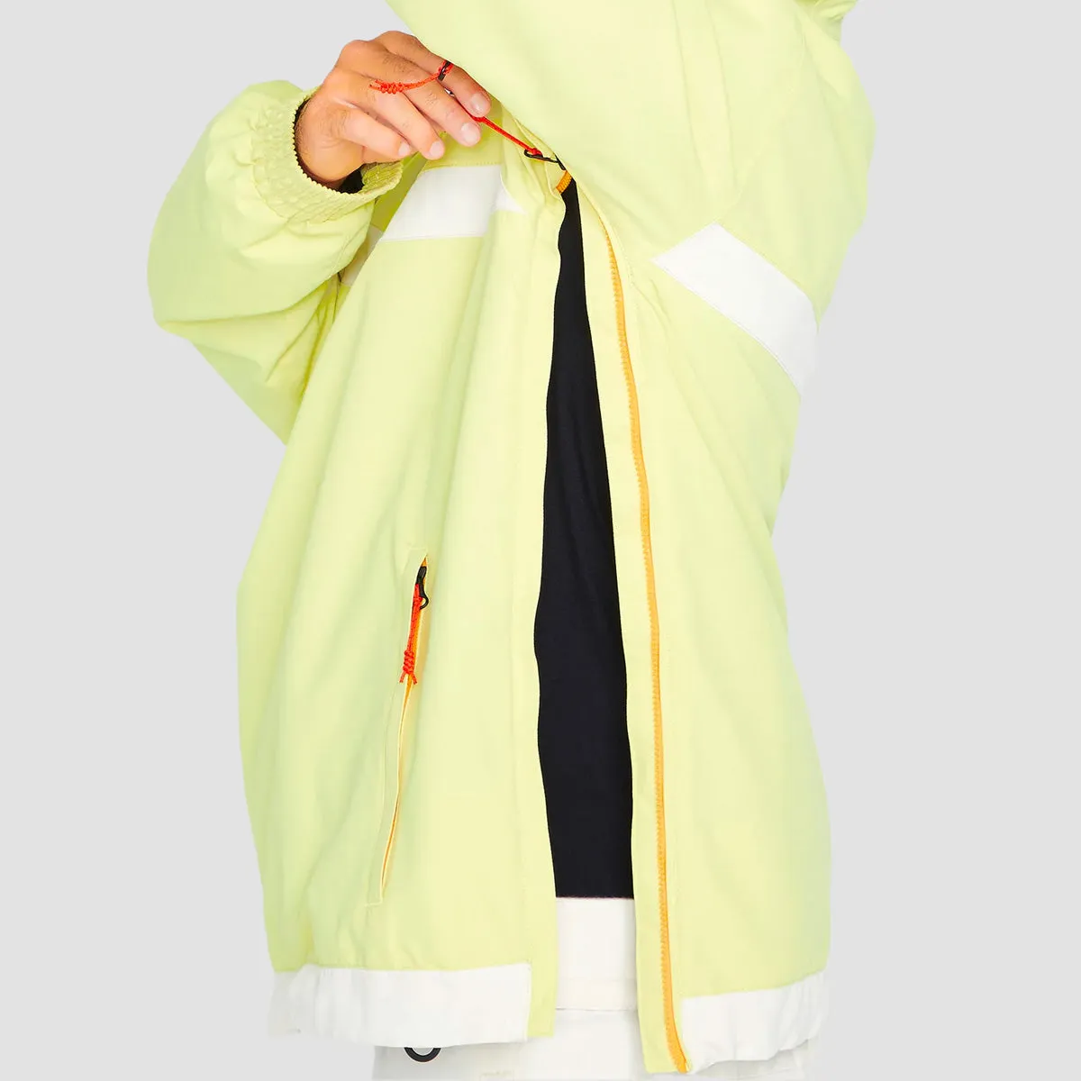 Volcom Longo Pullover Snow Jacket Yellow