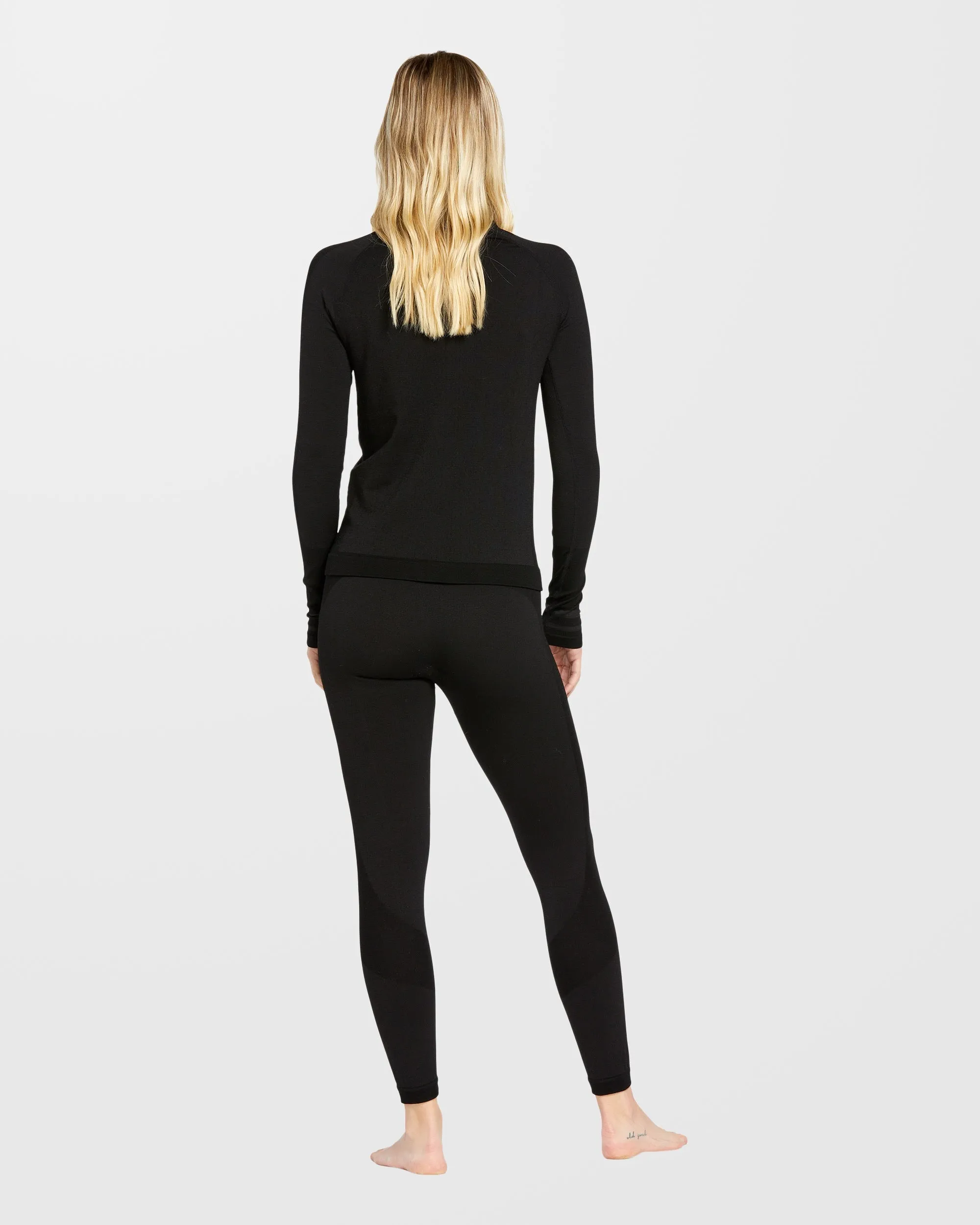 W Engineered Base Layer Langarmshirt - Black