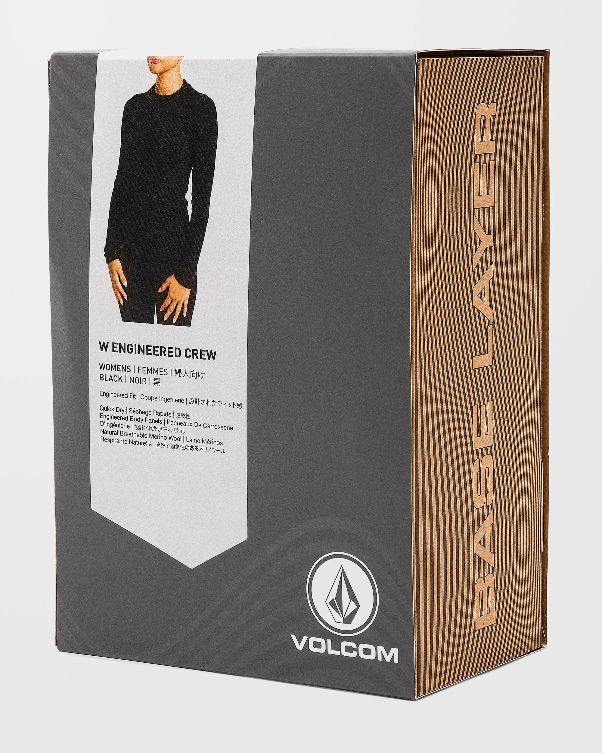 W Engineered Base Layer Langarmshirt - Black