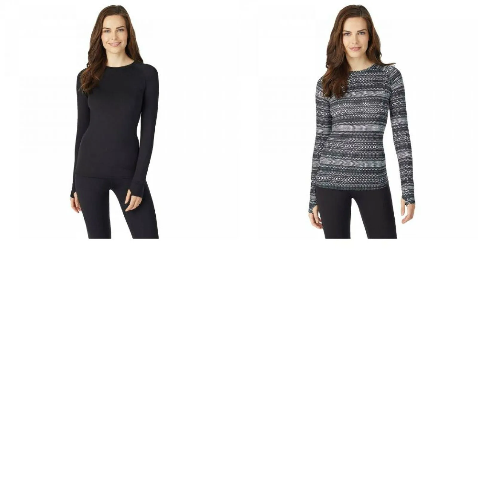 Warm Essentials by Cuddl Duds Women's Thermal Active Long Sleeve Top