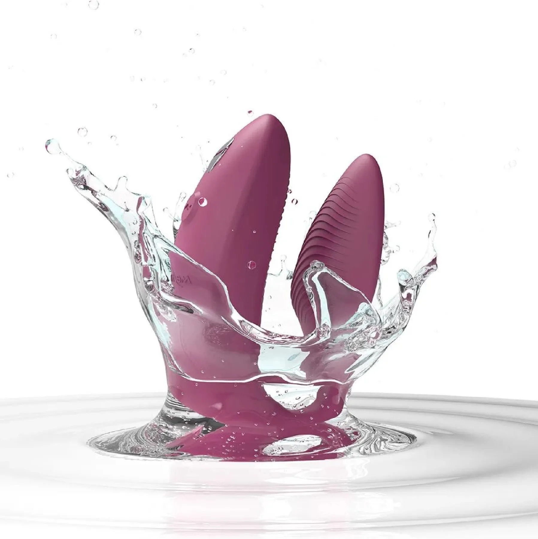 We-Vibe Sync Rechargeable Silicone Couples Vibrator with Remote Control - Dusty Pink