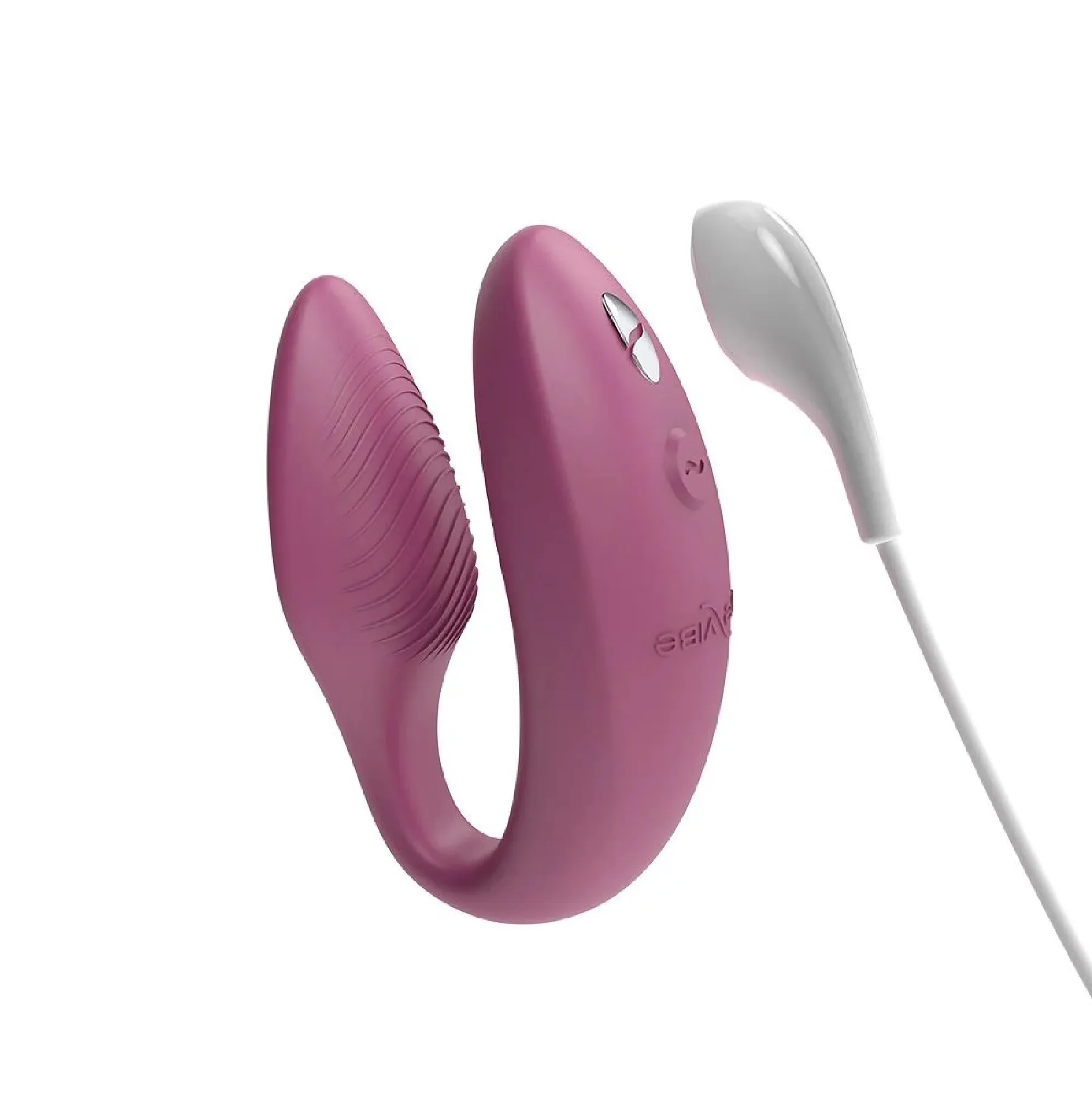 We-Vibe Sync Rechargeable Silicone Couples Vibrator with Remote Control - Dusty Pink