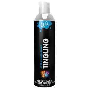 Wet Extra Sensations Tingling Water / Silicone Blend Based Lubricant 4oz