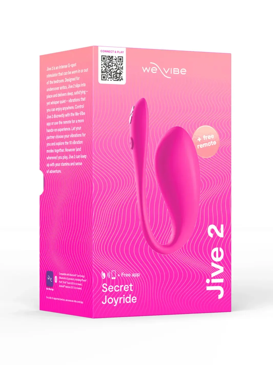 WeVibe Jive 2 App Controlled Wearable G-Spot Egg Vibrator