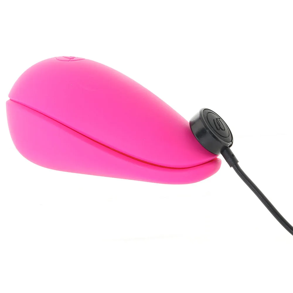 Womanizer Liberty by Lily Allen Rechargeable Silicone Compact Travel Pleasure Air Clitoral Stimulator Rebellious Pink