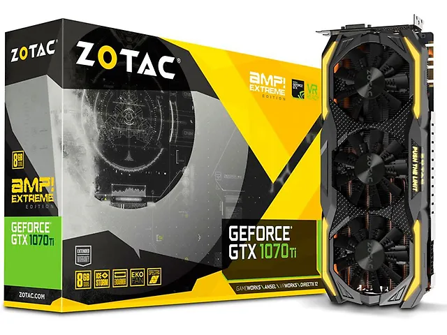 Zotac Ge Force Gtx 1070 Ti Amp Edition 8 Gb Gddr5 Pci Express